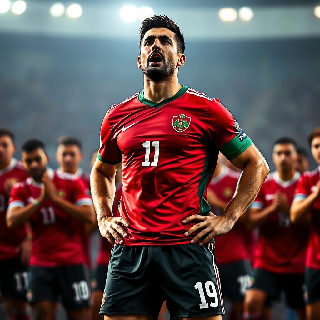 爱游戏官方登录入口-摩洛哥瓦赫达队长激励全队，挑战强敌士气高昂